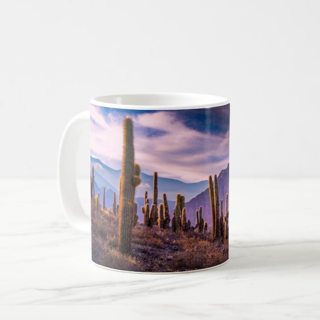 Mug Les déserts | Cactus Paysage Argentine (Devant gauche)