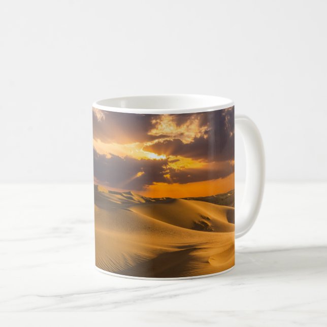 Mug Les déserts | Paysage des dunes de sable (Devant droit)