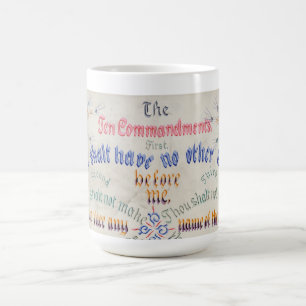 Mug Les dix commandements