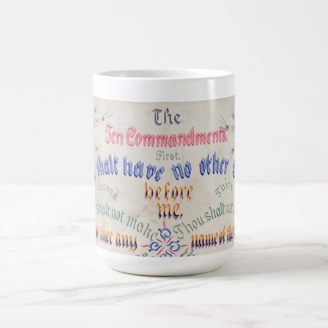 Mug Les dix commandements (Centre)