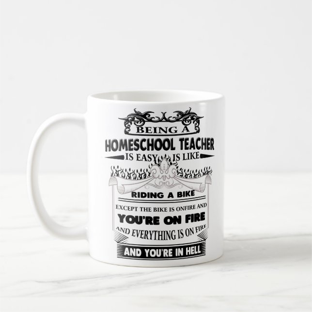 Mug Les dons d'un enseignant d'école à domicile pour l (Gauche)