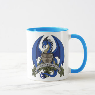 Mug Les dragons de Stonefire Crest (dragon bleu) la