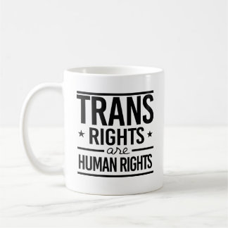 Mug Les droits trans sont des droits humains