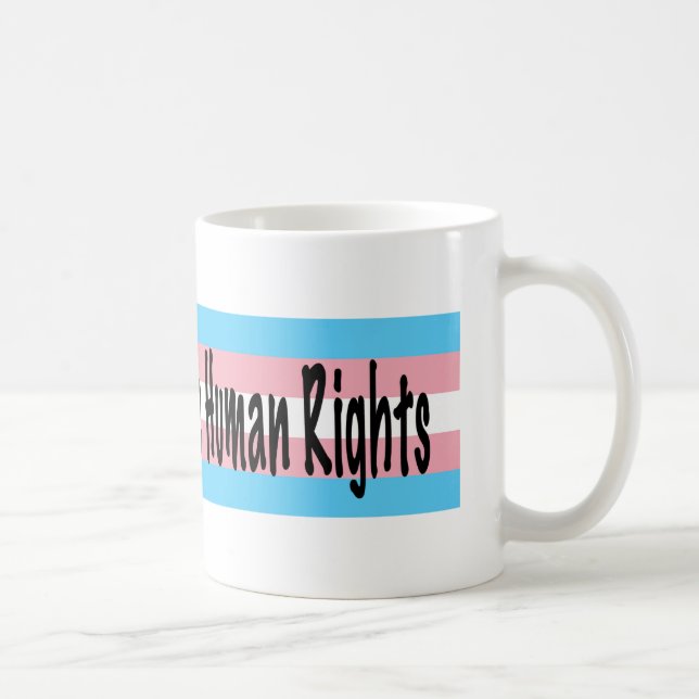 Mug Les droits TRANS sont des droits humains (Droite)