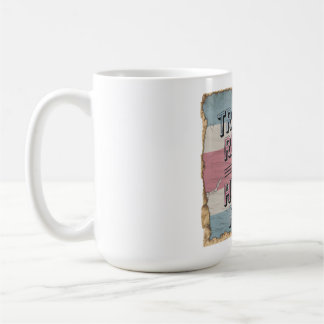 Mug Les droits trans sont des droits humains - Vintage