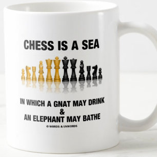 Mug Les Échecs Sont Une Mer Dans Laquelle Gnat Peut Bo