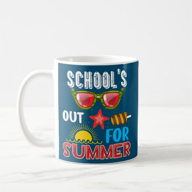 Mug les écoles hors été dernière journée d'école ensei (Gauche)