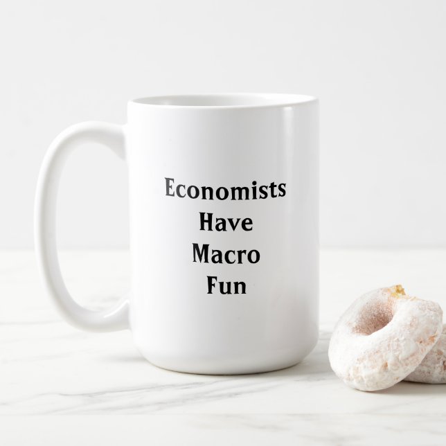 Mug Les économistes s'amusent de la macro (Avec donut)