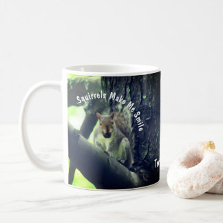 Mug Les écureuils me font sourire L'art animal personn