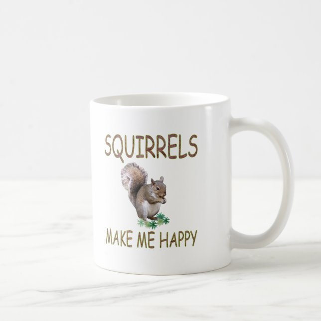 Mug Les écureuils me rendent heureux (Droite)
