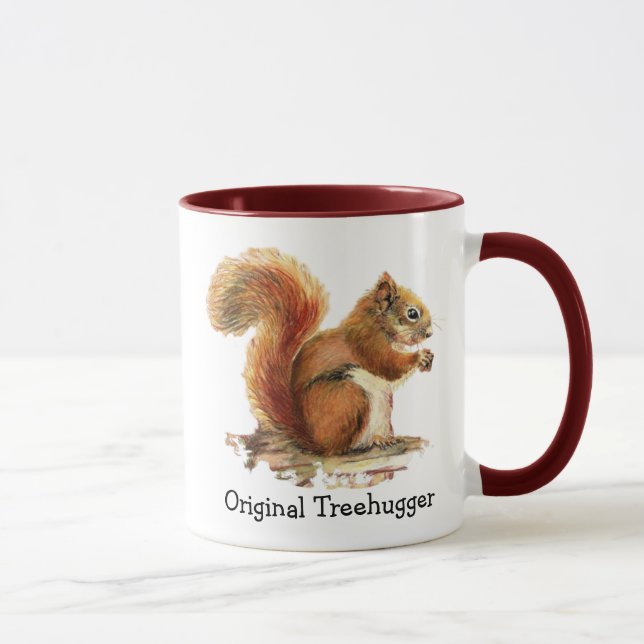 Mug Les écureuils sont l'Humour original des Treehugge (Droite)