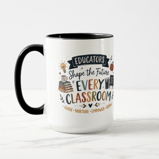Mug Les éducateurs façonnent l'avenir (Gauche)