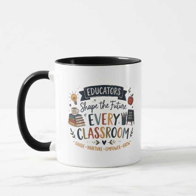 Mug Les éducateurs façonnent l'avenir (Gauche)