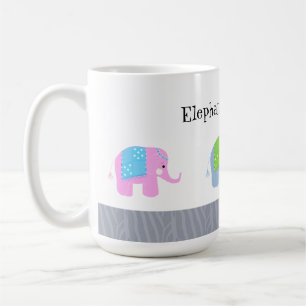 Mug Les éléphants indiens sont cools