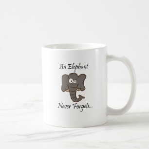 Mug Les éléphants n'oublient jamais