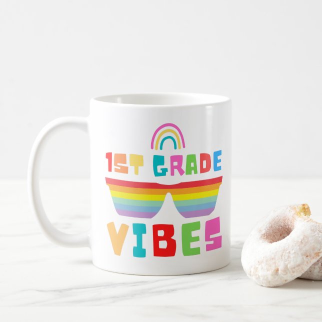 Mug Les Enfants De 1Ème Année Vibes - Première Année R (Avec donut)