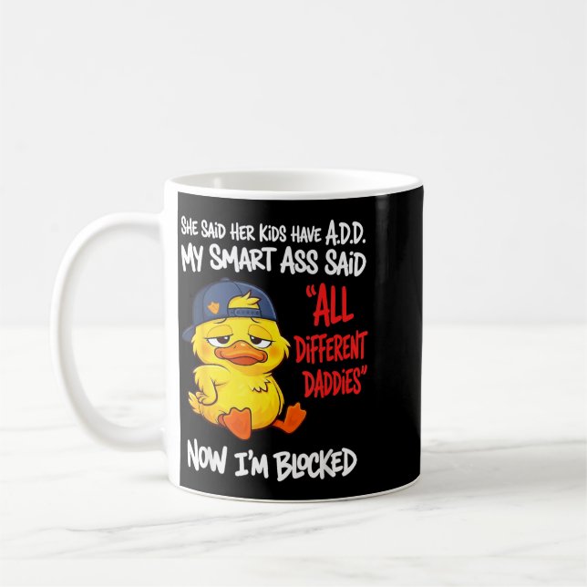 Mug Les enfants dits ont un T D A dit différent (Gauche)