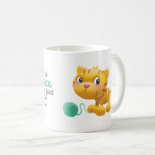 Mug Les enfants mignons chat et la bible de fil