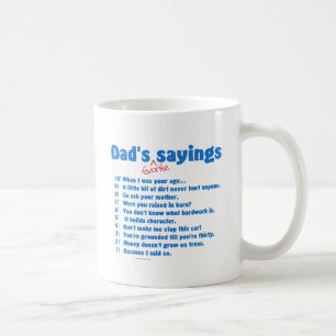 Mug Les énonciations préférées du papa sur des cadeaux