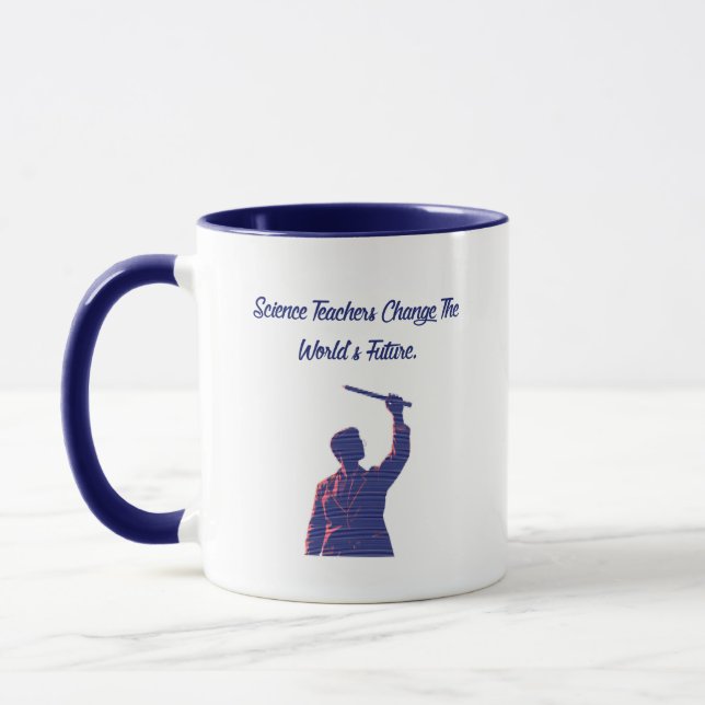 Mug Les enseignants de sciences changent l'éducateur d (Gauche)