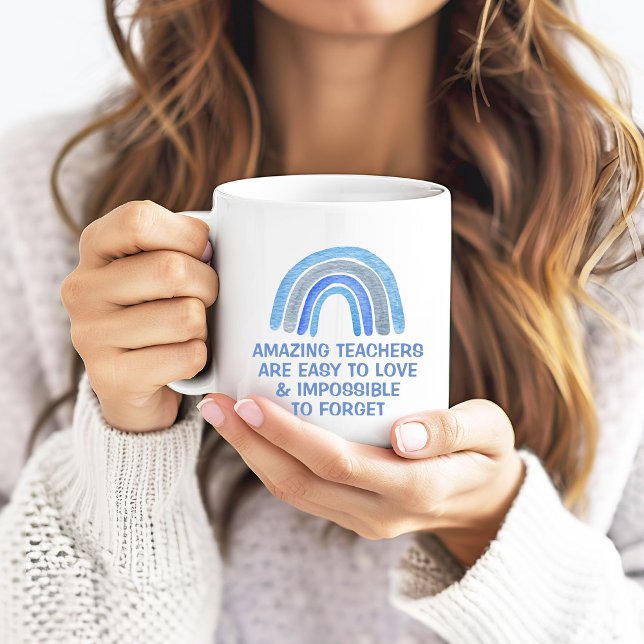 Mug Les enseignants incroyables sont faciles à aimer B (Créateur téléchargé)