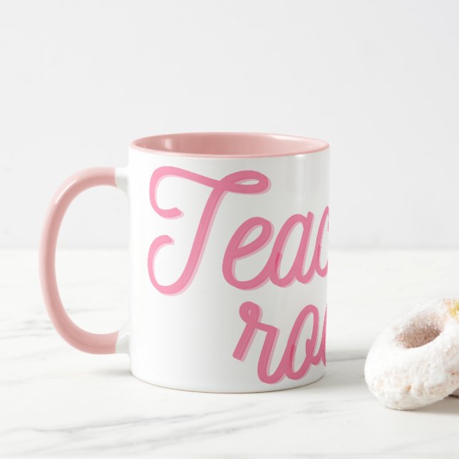 Mug Les enseignants roulent! (Avec donut)