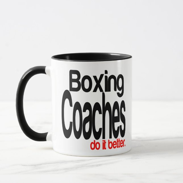 Mug Les Entraîneurs De Boxe Le Font Mieux (Gauche)