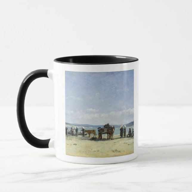 Mug Les épouses des pêcheurs bretons, 1870-73 (huile (Gauche)