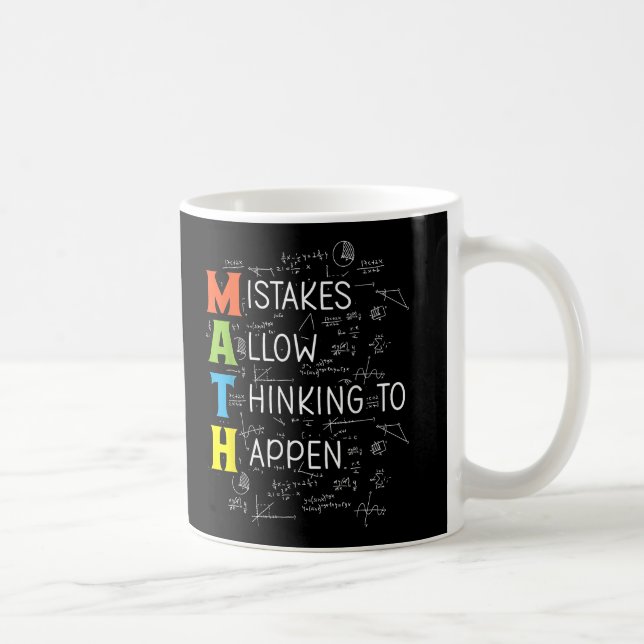 Mug Les Erreurs MATH Permettent De Penser À Ce Qui Se  (Droite)