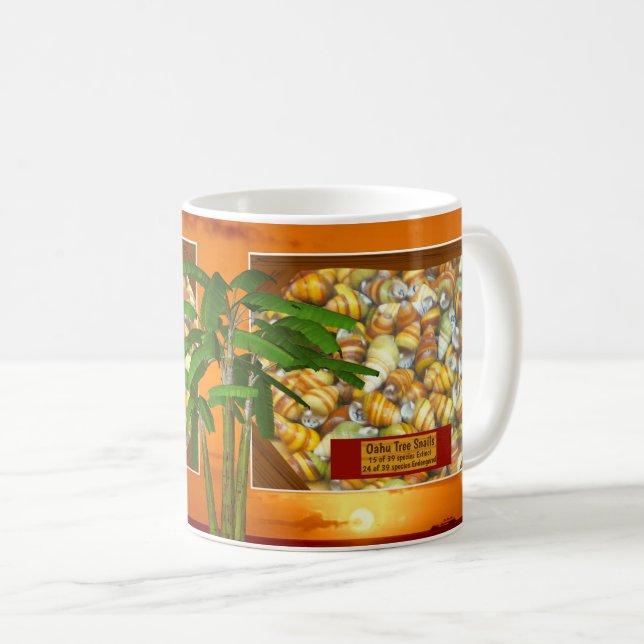Mug Les escargots célèbres d'arbre d'Oahu Hawaï ont (Devant droit)