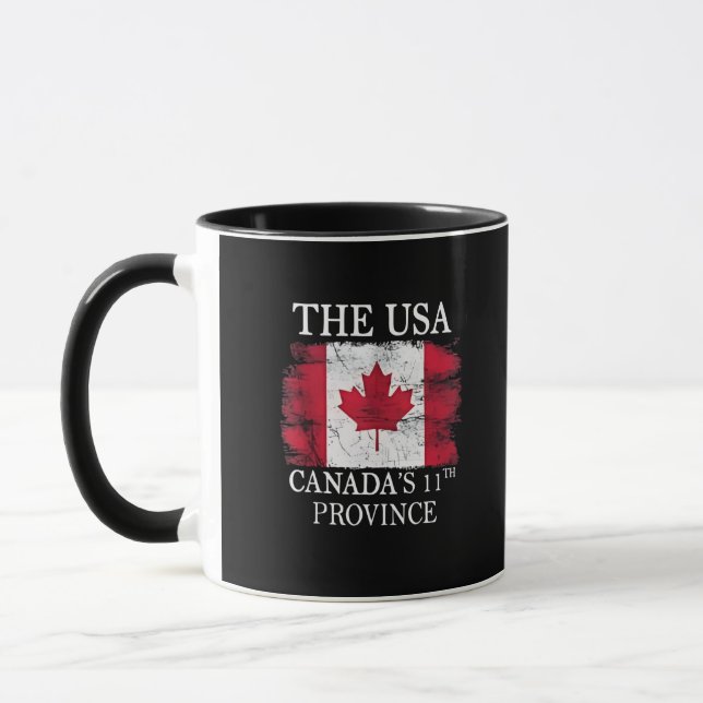 Mug Les États-Unis, la 11e province du Canada Canada A (Gauche)
