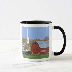 Mug Les Etats-Unis, Vermont, Peacham. Une grange et un