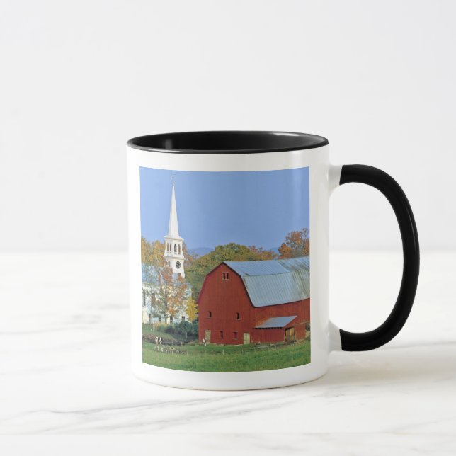 Mug Les Etats-Unis, Vermont, Peacham. Une grange et un (Droite)