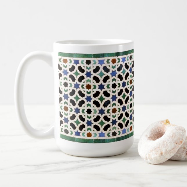 Mug Les Etoiles De Tuiles Marocaines (Avec donut)