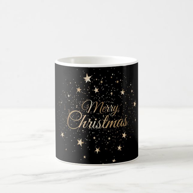Mug Les étoiles d'or de Noël (Centre)