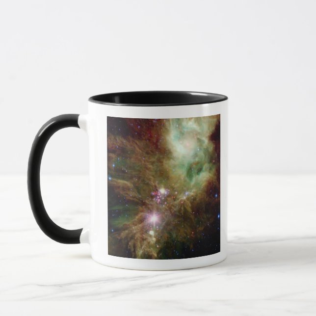 Mug Les étoiles nouveau-nées dans la grappe d'arbres d (Gauche)
