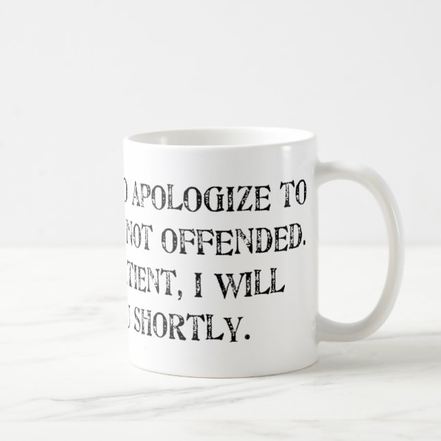 Mug les excuses (Droite)
