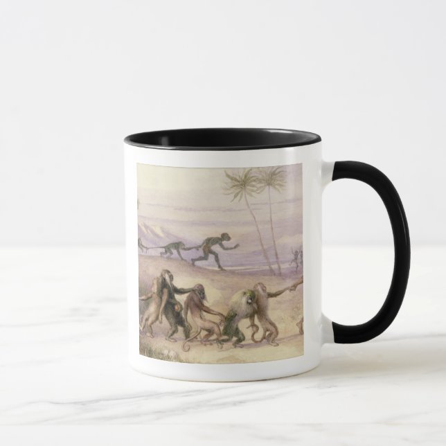 Mug Les façons et les coutumes des singes (Droite)