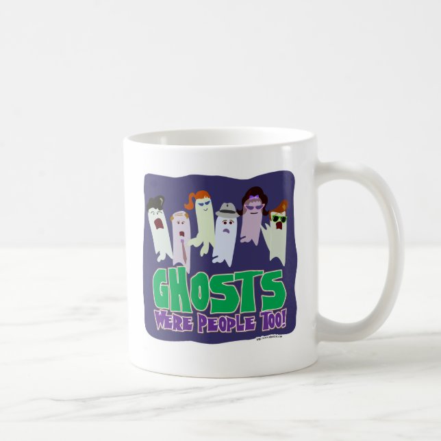 Mug Les fantômes étaient des gens illustrés Halloween  (Droite)
