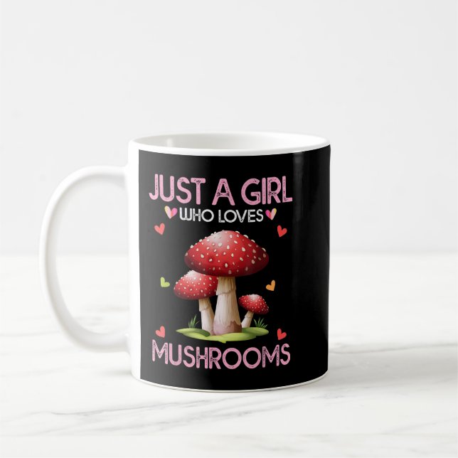 Mug Les Femmes Amateurs De Champignons Don Juste Une F (Gauche)