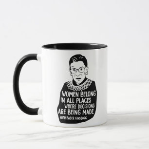 Mug Les femmes appartiennent à tous les endroits où