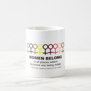 Mug Les femmes au sein de la justice Ruth Bader Ginsbu