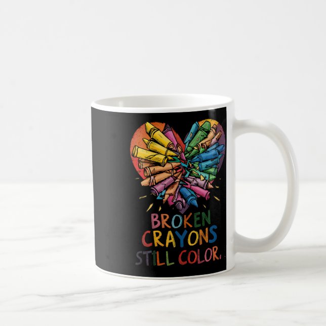 Mug Les femmes brisées Crayons encore couleur santé me (Droite)