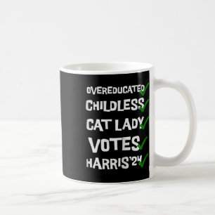 Mug Les femmes de chats sans enfants suréduquées voten