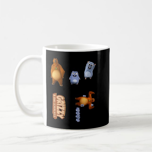 Mug Les Femmes Grizzly Et Lemmings Drôle Enfants Cadea (Gauche)