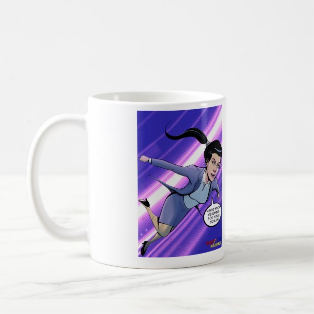 Mug Les femmes guerrières dans les objectifs du monde  (Gauche)