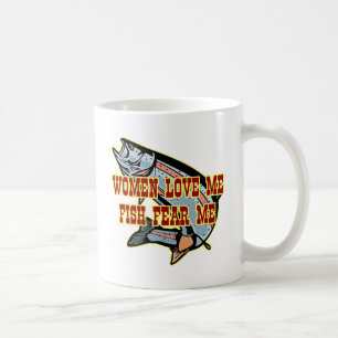 Mug Les femmes m'aiment que les poissons me craignent