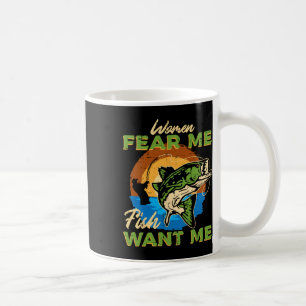 Mug Les femmes me font peur Poisson veut moi Pêcher Fu