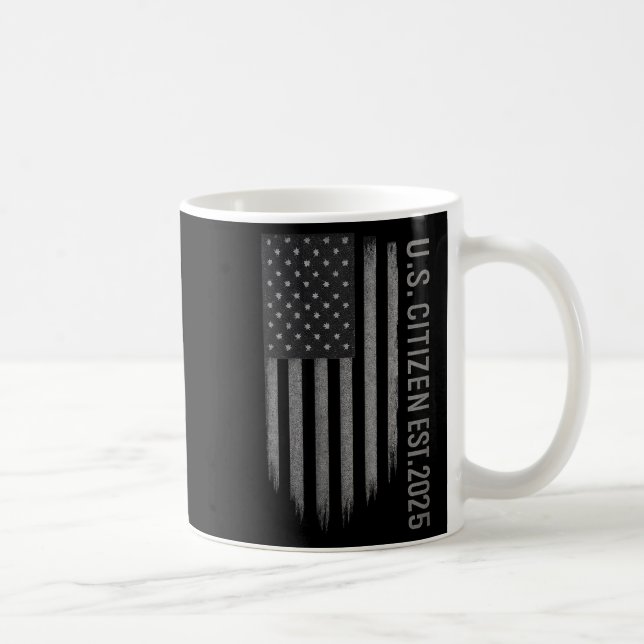 Mug Les Femmes Nous Citoyens Est. Unité de drapeau amé (Droite)