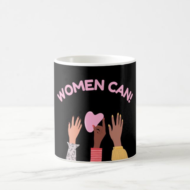 Mug Les femmes peuvent être féministes (Centre)